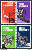 Papua New Guinea 495-498, MNH. Michel 364-367. Canoe Prows, Paddles, 1979. - Papoea-Nieuw-Guinea