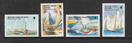 ILES VIERGES 1989 REGATES  YVERT N°618/621 NEUF MNH** - Barcos