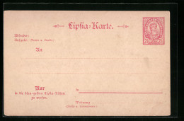 AK Leipzig, Private Stadtpost Lipsia  - Briefmarken (Abbildungen)