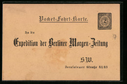 AK Berlin, Private Stadtpost Neue Berliner Omnibus- U. Packetfahrt AG, Berliner Morgen-Zeitung, Jerusalemer Strasse  - Briefmarken (Abbildungen)