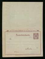 Klapp-AK Berlin, Private Stadtpost, Neue Berliner Omnibus- U. Packetfahrt AG  - Briefmarken (Abbildungen)