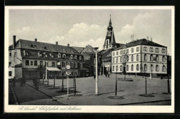 AK St. Wendel, Schlossplatz Mit Rathaus  - Kreis Sankt Wendel