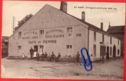 F1514  CPA SAINT-AME (Vosges) CAFE DU CENTRE  Mangeol - Blaison - CYCLES MACHINES A COUDRE - ACCESSOIRES PIECES DET... - Other & Unclassified