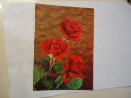 GREECE  POSTCARDS 1974  CHRISTMAS  ROSES - Other & Unclassified