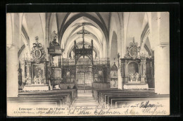 AK Estavayer, Intérieur De L`Eglise  - Estavayer