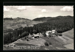 AK Haltenegg Ob Thun, Hotel Pension Haltenegg, Fliegeraufnahme  - Sonstige & Ohne Zuordnung