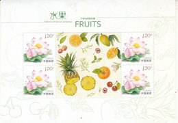 China 2018-18  The Fruit- Mango Special Sheet - Ungebraucht