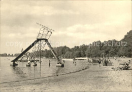 72072555 Jessern Strandbad Rutschbahn Handabzug Schwielochsee - Goyatz