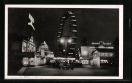 AK Wien, Riesenrad Im Wiener Prater Bei Nacht  - Otros & Sin Clasificación