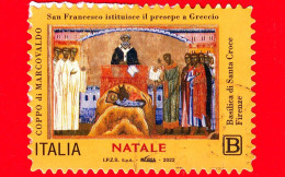 ITALIA - Usato - 2022 - Natale - S. Francesco Istituisce Il Presepe A Greccio - Coppo Di Marcovaldo - B - 2021-...: Gebraucht