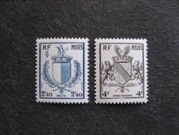 TB Paire N° 734 Et N° 735, Neufs XX. - Unused Stamps