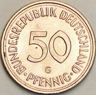 Germany Federal Republic - 50 Pfennig 1985 G, KM# 109.2 (#4751) - 50 Pfennig