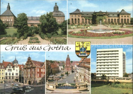 72071753 Gotha Thueringen Schloss Friedenstein Orangerie Rathaus Markt Hochhaus  - Gotha