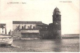 FR66 COLLIOURE - BF Chalon 9 - L'église - Barque De Pêche Catalane - Belle - Collioure