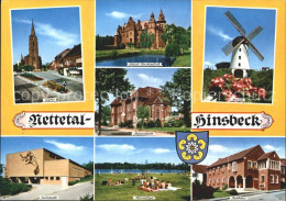 72071662 Hinsbeck Markt Kirche Schloss Krickenbeck Muehle Turnhalle Strandbad Ra - Nettetal