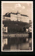 AK Meersburg /Bodensee, Reichsfinanzschule, Vom Wasser Gesehen  - Meersburg