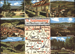 72071554 St Andreasberg Harz Haus Des Gastes Schuetzenstr Glueckauf Luftbild Ode - St. Andreasberg