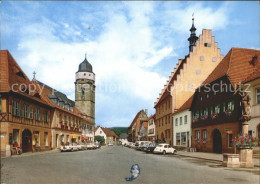 72071552 Weismain Strassenpartie Kirchturm Brunnen Weismain - Andere & Zonder Classificatie