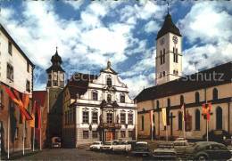 72071526 Wangen Allgaeu Rathaus Mit Marktplatz Und Kirche Wangen - Wangen I. Allg.