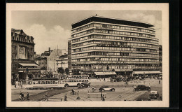 AK Berlin-Tiergarten, Strassenbahnen Auf Dem Potsdamer Platz  - Tiergarten