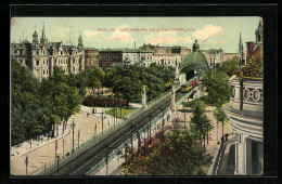 AK Berlin-Schöneberg, Hochbahn Und Der Nollendorfplatz, U-Bahn  - Métro