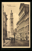 AK Augsburg, Perlach Mit Rathaus  - Augsburg