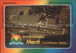 72071407 Ossiachersee Strand Camping Mentl Fliegeraufnahme Ossiachersee - Altri & Non Classificati