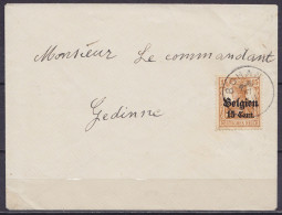 L. Affr. OC15 Càd BOHAN /17 XII 1917 Pour GEDINNE (au Dos: Càd Arrivée GEDINNE) - OC1/25 General Government