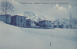 CASSINA VALSASSINA-LECCO-PAESAGGIO INVERNALE- CAMPO SKIATORIO-CARTOLINA NON VIAGGIATA 1925-1930 - Lecco