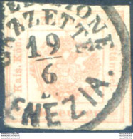 Lombardo Veneto. Segnatasse Per Giornali. 2 K. 1858-1859. Usato. - Sin Clasificación
