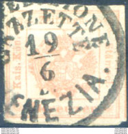 Lombardo Veneto. Segnatasse Per Giornali. 2 K. 1858-1859. Usato. - Non Classificati