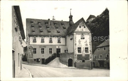 72069814 Ziegenrueck Saale Rathaus Fassadenmalerei Ziegenrueck Thueringen - Ziegenrück