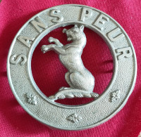 Insigne De Casquette Du 4e/5e Bataillon Territorial Des Seaforth Highlanders - 1939-45