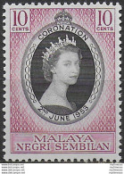 1953 Negri Sembilan Malaysia Coronation 1v. MNH SG N. 67 - Otros & Sin Clasificación