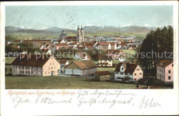 72069785 Kempten Allgaeu Blick Vom Lotterberg Mit Gebirge Kempten (Allgaeu) - Kempten