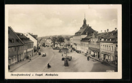 AK Ehrenfriedersdorf I. Erzgeb., Blick Auf Den Marktplatz  - Ehrenfriedersdorf