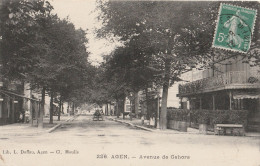 AGEN EN LOT ET GARONNE  AVENUE DE CAHORS    CPA  CIRCULEE - Agen