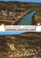 72069444 Kadelburg Landesgrenze Deutschland Schweiz Fliegeraufnahme - Other & Unclassified