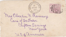 1880: Letter British Post Office Beyrout To New York - Líbano