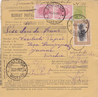 1907: Parcel Card Romania/Constanta/Mandate To Janina/Austria - Sonstige & Ohne Zuordnung