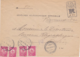 1908: Dépeches Télégraphique Officielle: Turkey To Berlin: Telegram - Autres & Non Classés