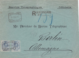 1911: Service Telegraphique: Spain To Berlin - Sonstige & Ohne Zuordnung