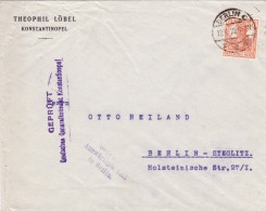 1918: Konstantinopel: Geprüft Generalkonsulat Nach Berlin - Cartas & Documentos