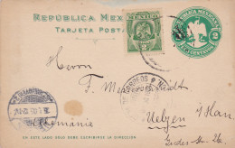 1905: Post Card Mexico To Uelzen/Germany - Mexico