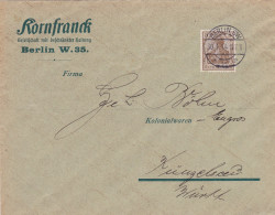 1914: Brief Berlin Nach Künzelsau-Kolonialwaren,frankiert Durch Frankiermaschine - Brieven En Documenten