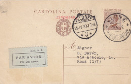 1932: Carte Postal Italy Vlone/Valona To Roma - Non Classés
