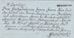 Brief: Geislingen/Donzdorf Nach München: An Freiherr Von Rechberg - Lettres & Documents