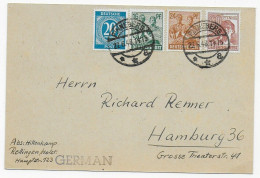 Karte Von Pinneberg Nach Hamburg, 1948 - Storia Postale