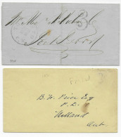 2x Cover Canada /Toronto 1855 And 1871 - Otros & Sin Clasificación