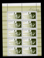 Bund: MiNr. 1953 Verschnitt Mit Leerfeldern Oben, Postfrisch, ** Kleinbogen - Variétés Et Curiosités